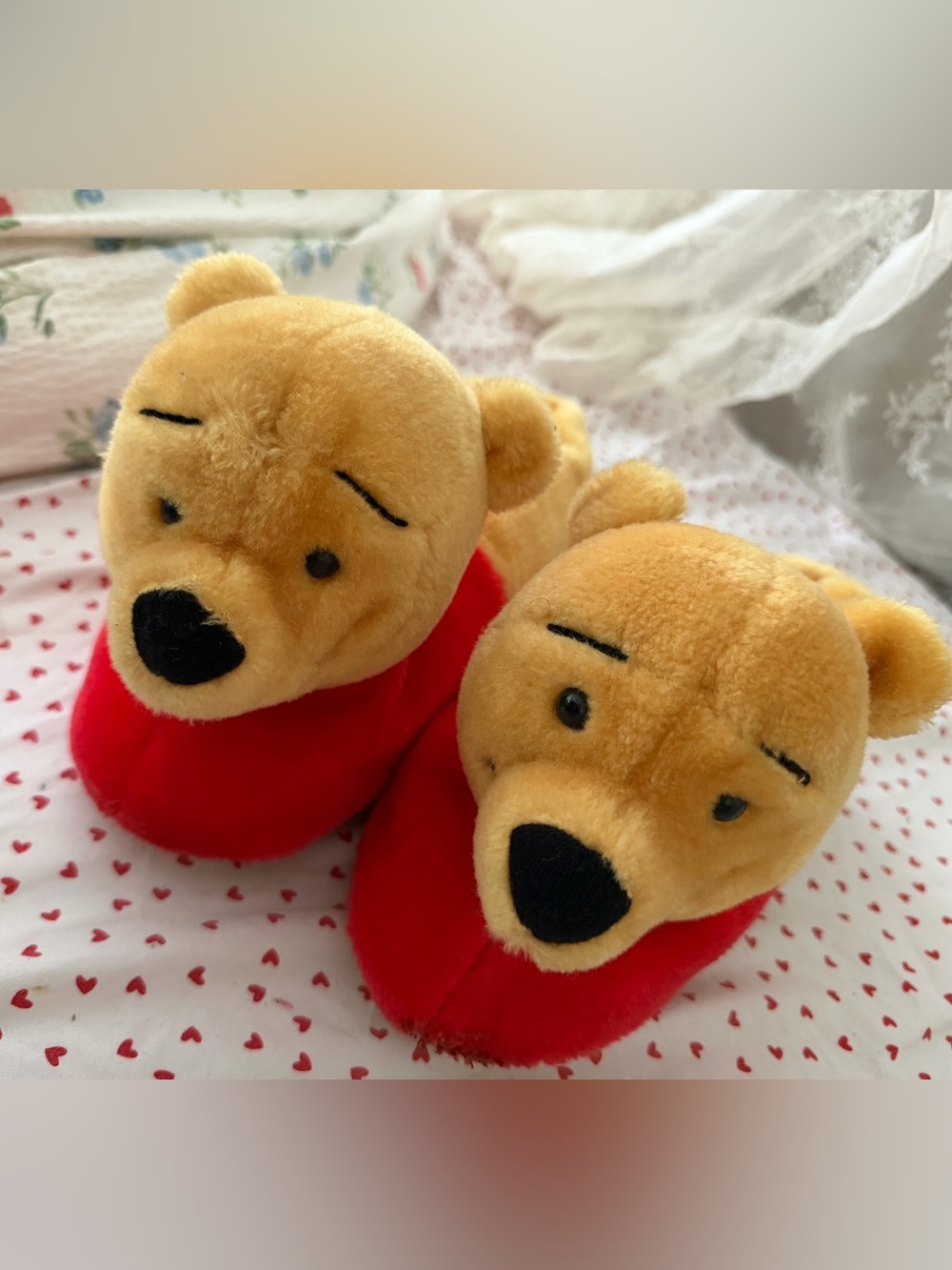 Vintage Winnie the Pooh Slippers